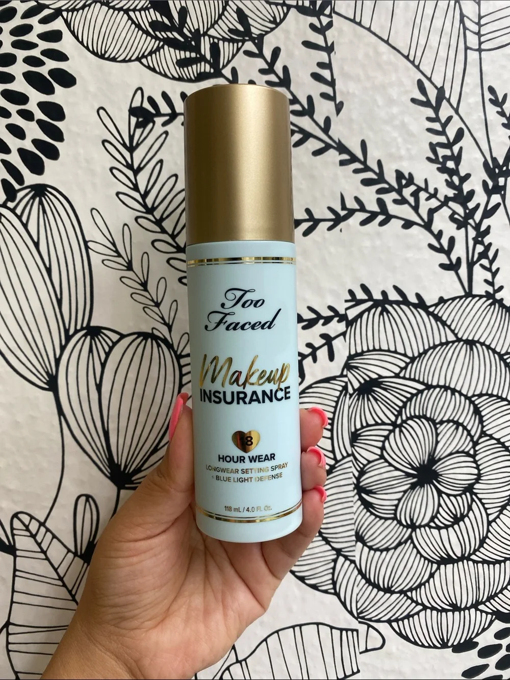 Too Faced Makeup Insurance Setting Spray 18hr Wear
